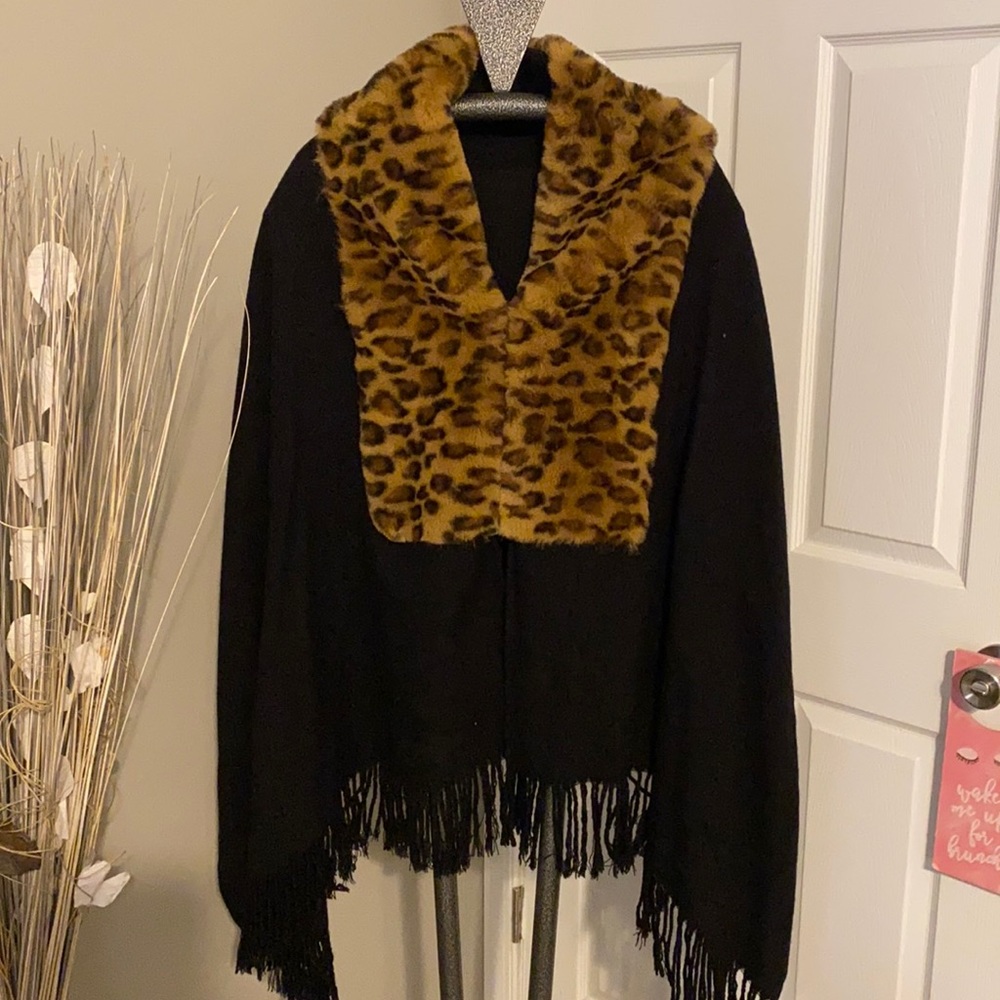 Jessica McClintock Faux Sweater wrap